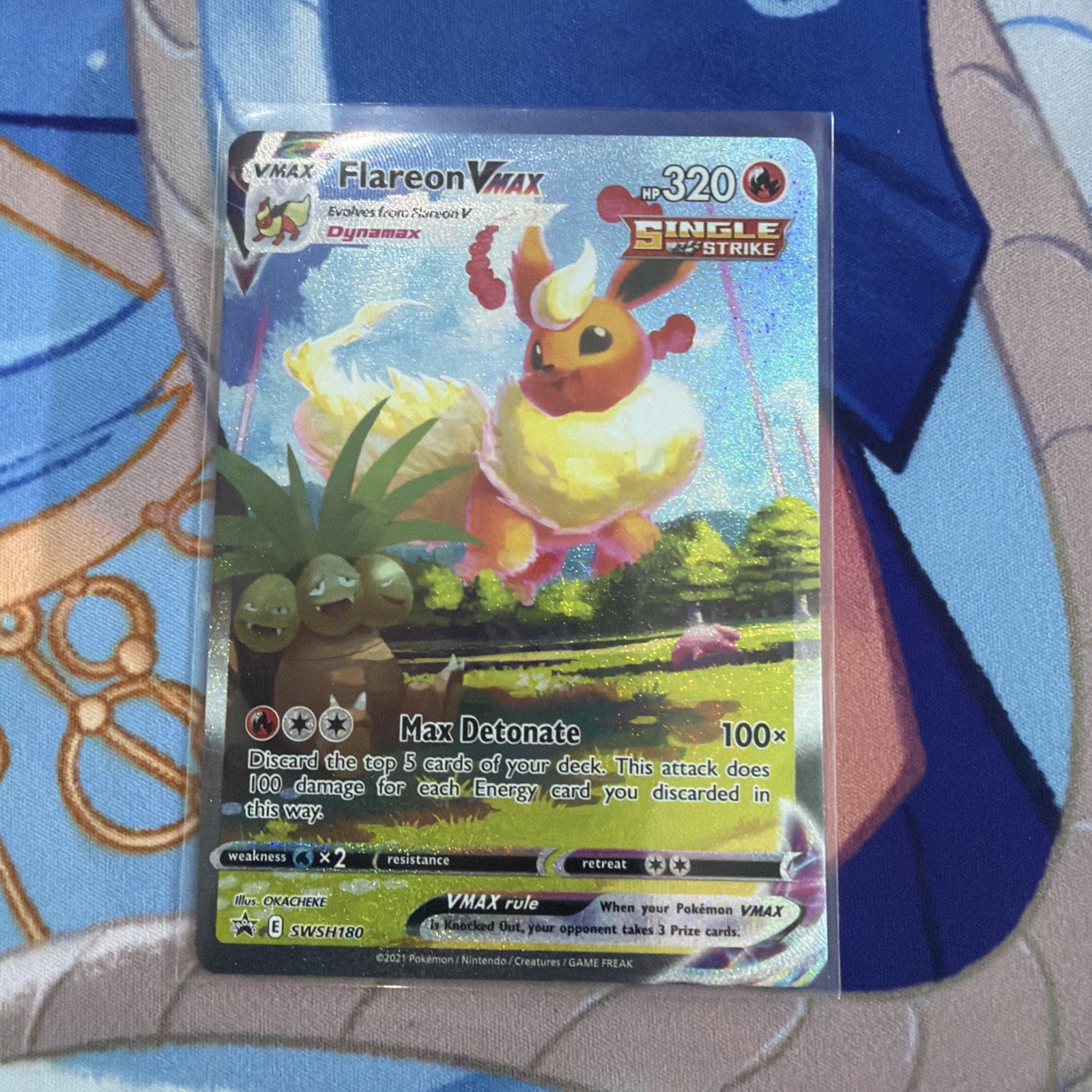 Pokémon TCG Flareon VMAX SWSH180