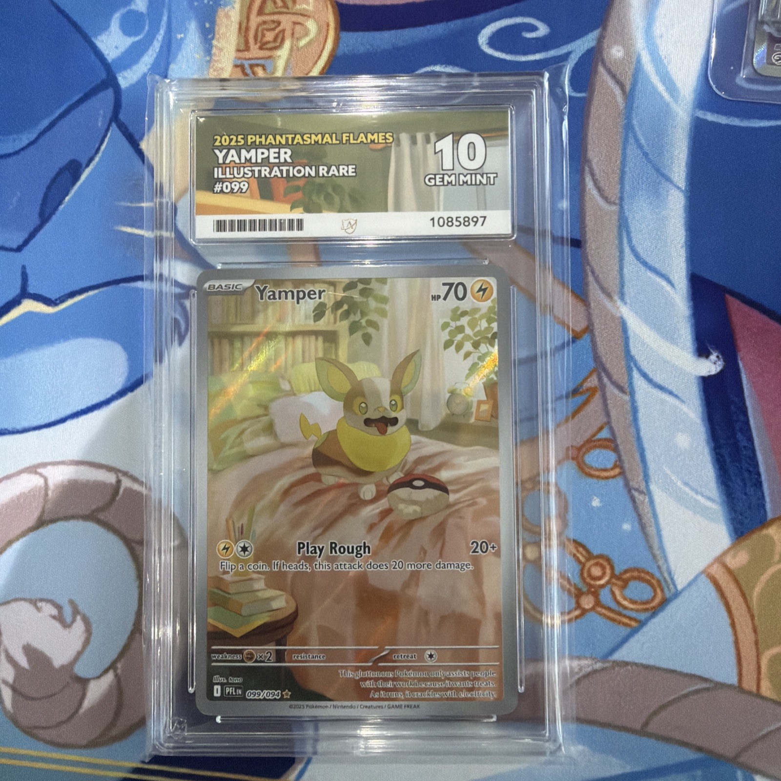 Pokémon TCG Yamper 099/094 Ace 10 Gem Mint